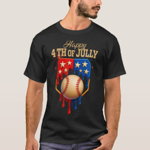 Sell Ice Cream Dripping Patriotic Happy 4th Of Jul T-Shirt