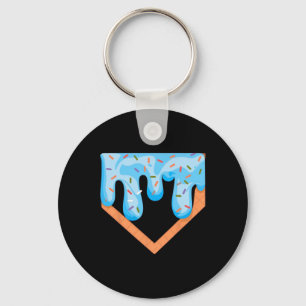 Sell Ice Cream Dripping Sell Home Plate Drip Funny Key Ring
