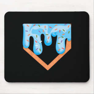 Sell Ice Cream Dripping Sell Home Plate Drip Funny Mouse Pad