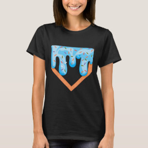 Sell Ice Cream Dripping Sell Home Plate Drip Funny T-Shirt
