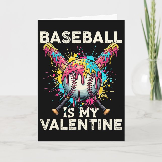 Sell Is My Valentine Ice Cream Drip Crossed Ts _1  Card (Front)