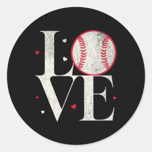 Sell Love Retro Gift Tee Classic Round Sticker