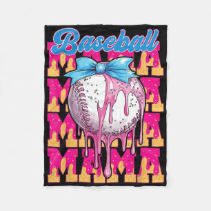Sell Mama Coquette Bow Sport Mum Drip Sell 1 Fleece Blanket
