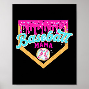 Sell Mama Home Plate Ice Cream Drip With Sprinkles Poster