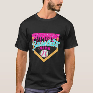 Sell Mama Home Plate Ice Cream Drip With Sprinkles T-Shirt