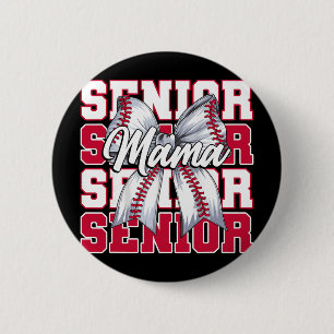 Sell Mama Senior 2026 Coquette Bow Graduation Day 6 Cm Round Badge