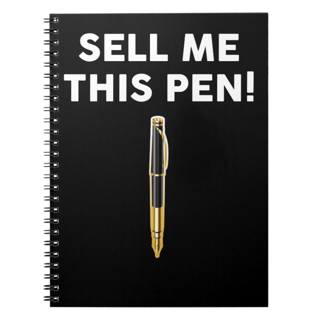 Sell Me This Pen Notebook (Front)