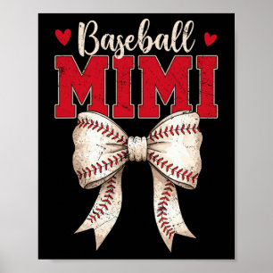 Sell Mimi Coquette Bow Game Day Mothers Day Poster