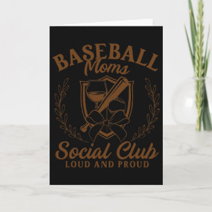 Sell Moms Mama Social Club Game Day Mother’s Day W Card