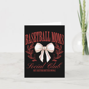 Sell Mum Social Club Coquette Bow Funny Mum Mother Card