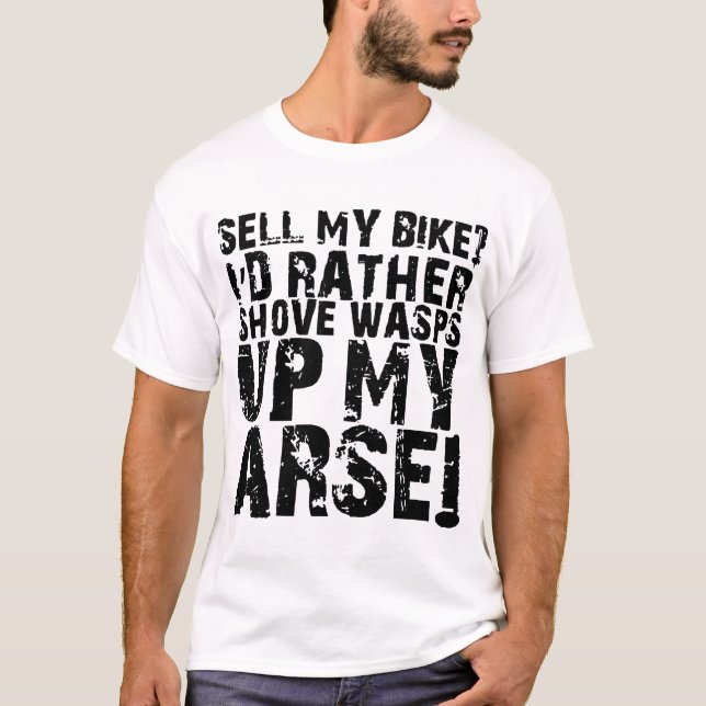 Sell My Bike Mens Funny Motorbike Superbike Moto b T-Shirt (Front)