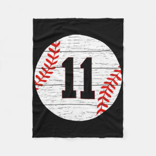 Sell Number #11 Ll Vintage For Sell Players Gift  Fleece Blanket