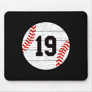 Sell Number #19 Ll Vintage For Sell Players Gift Mouse Pad