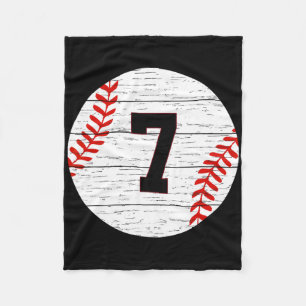 Sell Number #7 Ll Vintage For Sell Players Gift Fleece Blanket