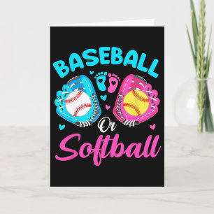 Sell Or Softll Pink Or Blue Gender Reveal Party  Card