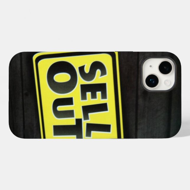 Sell Out Art Print Case-Mate iPhone Case (Back (Horizontal))