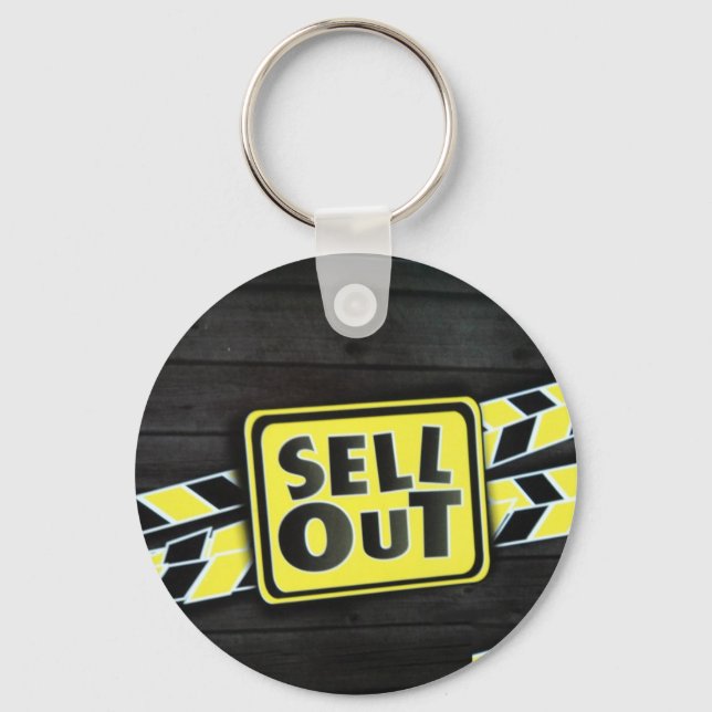 Sell Out Art Print Key Ring (Front)