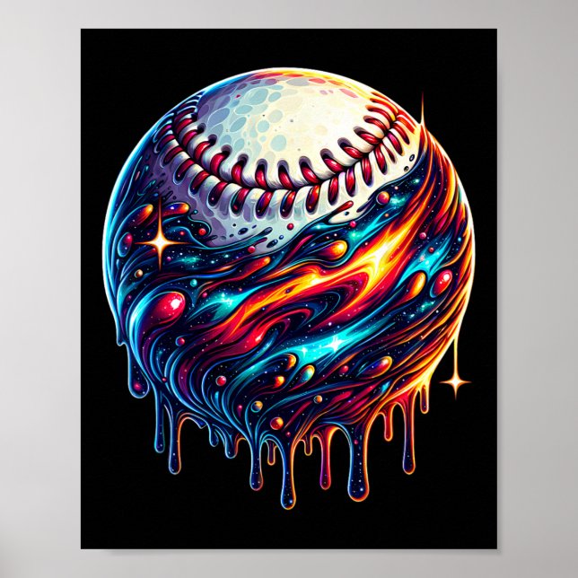 Sell Planet Drip Sell Drip Sell Ice Cream Drip  Poster (Front)