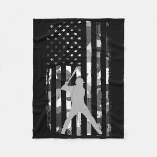 Sell Player American Flag Camo Patriotic Usa Sport Fleece Blanket