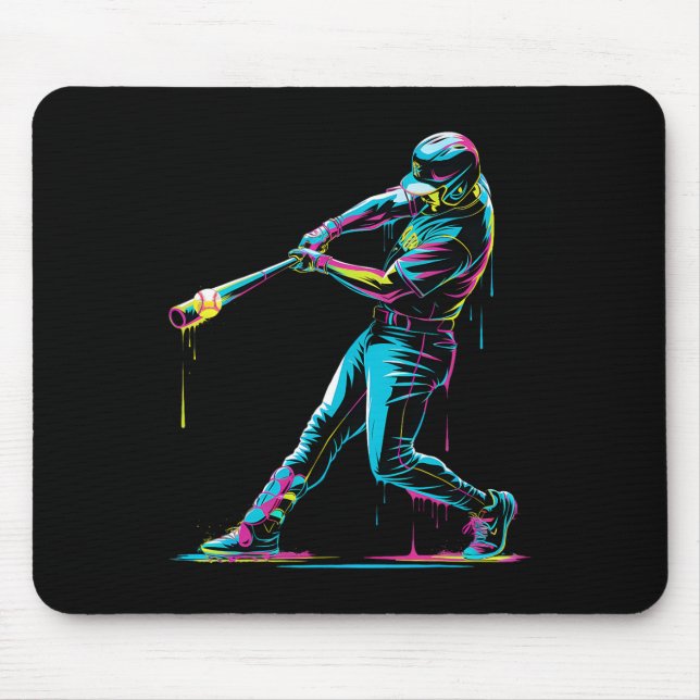 Sell Player Drip Home Plate1  Mouse Pad (Front)