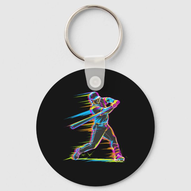 Sell Player Drip Home Plate  Key Ring (Front)