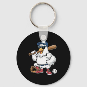 Sell Playing Chicken Funny Sports Design  Key Ring