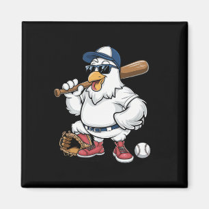 Sell Playing Chicken Funny Sports Design Magnet