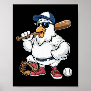 Sell Playing Chicken Funny Sports Design  Poster