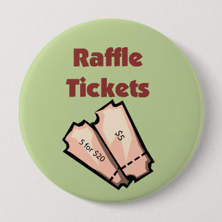 Sell Raffle Tickets 10 Cm Round Badge