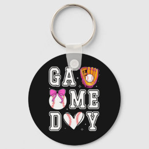 Sell Sister Coquette Bow Game Day Sell Mum Mama Key Ring