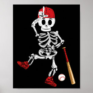 Sell Skeleton Halloween Funny Skeleton Sell Playin Poster