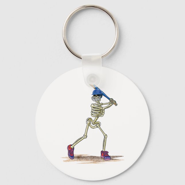 Sell Skeleton Halloween Men Boys Sell Halloween 1  Key Ring (Front)