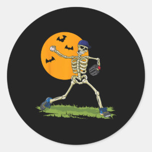 Sell Skeleton Halloween Men Boys Sell Halloween Classic Round Sticker