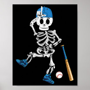Sell Skeleton Halloween Vintage Sell Playing Poster