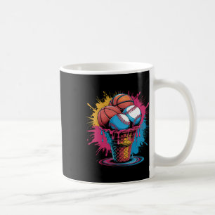 Sell Sketll Ice Cream Watercolor Sports Art Coffee Mug