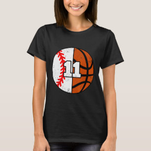 Sell Sketll Number 11 Jersey Funny 11th Birthday T-Shirt