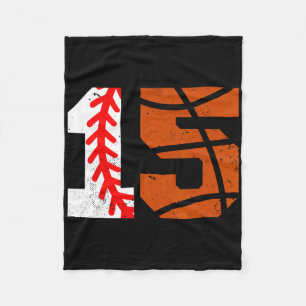 Sell Sketll Number 15 Jersey Funny 15th Birthday 1 Fleece Blanket