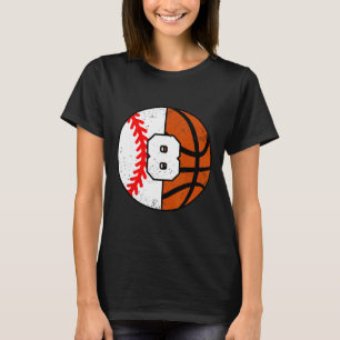 Sell Sketll Number 8 Jersey Funny 8th Birthday T-Shirt