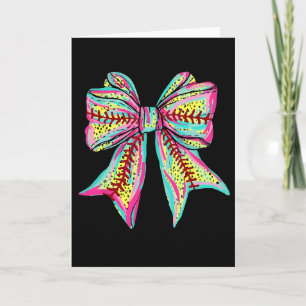 Sell Softll Coquette Bow Game Day Heart Love Mum L Card