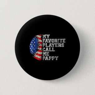 Sell Softll Design My Favorite Player Calls Me Pap 6 Cm Round Badge