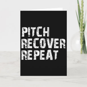 Sell Softll Pitch Recover Repeat Pitcher Commitmen Card