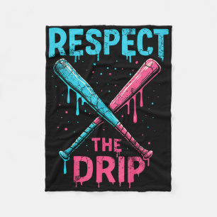 Sell Softll Respect The Drip Sports League Design Fleece Blanket