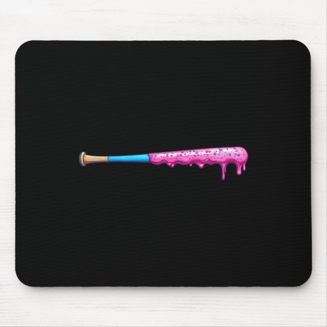 Sell Softll T With Pink Sprinkles Drip  Mouse Pad (Front)