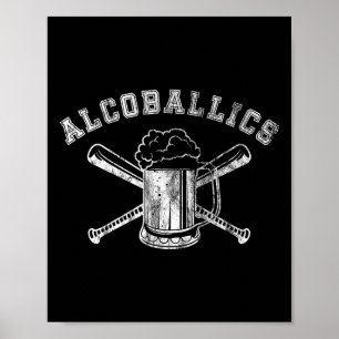 Sell Softll Team Shirt For Men And Women Alcollics Poster
