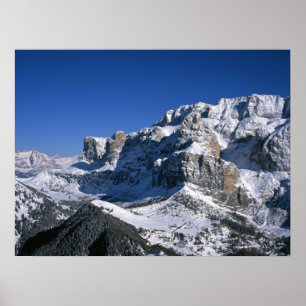 Sella Gruppe Winter Holiday Card Poster