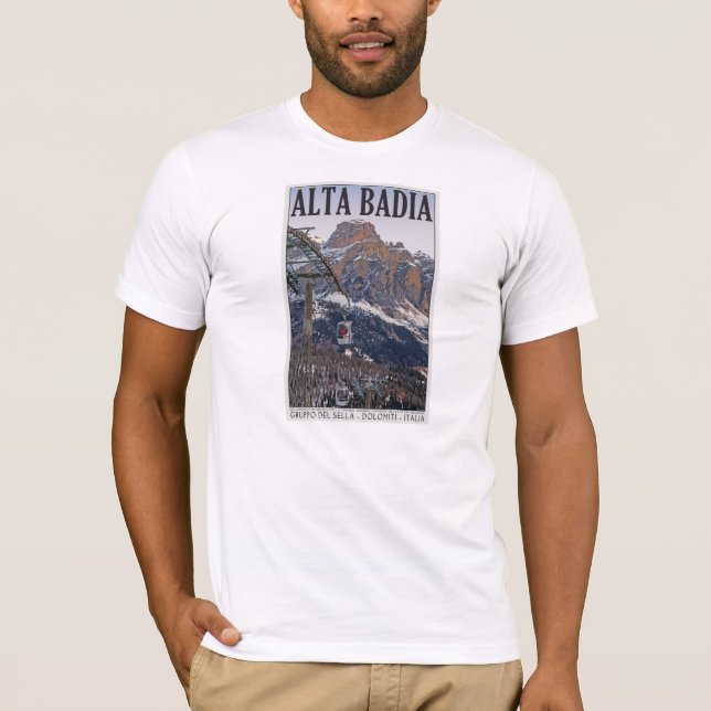 Sella Ronda - Alta Badia Gondola T-Shirt (Front)