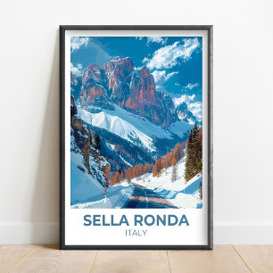 Sella Ronda Art - Passo Gardena Art - Sella Ronda Poster