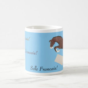 Selle Francais Jumping Horse Mug