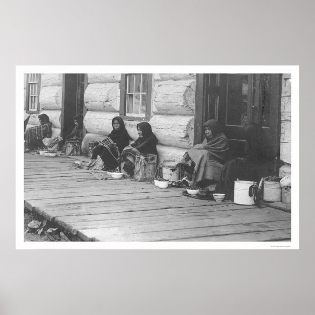 Selling Berries in Alaska 1905 Poster (Front)