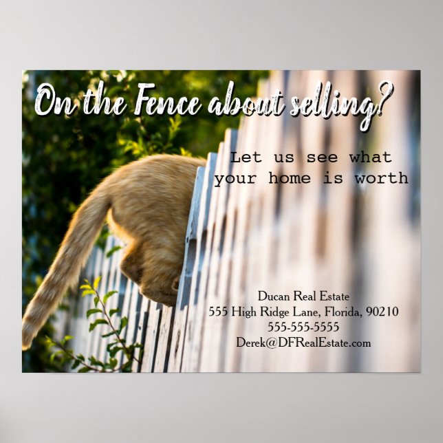 selling mailer referral real estate marketing sell poster (Front)